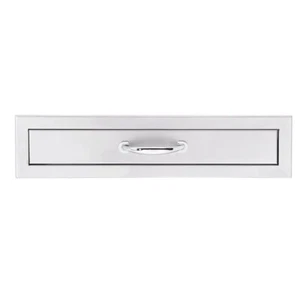 TrueFlame 26 Zoll Edelstahl Unterputz Slim Einzelzugang Utensilienschublade - Bild 1 von 2