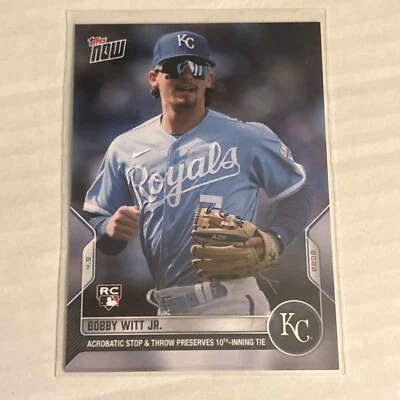 2022 Topps Now /6016 Bobby Witt Jr #21 Rookie RC - Image 1 of 2