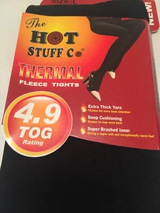 NEU DAMEN WINTER WÄRMENDE FLEECE GEFÜTTERTE EXTRA DICKE THERMO-STRUMPFHOSEN 4,9 TOG - Bild 1 von 1