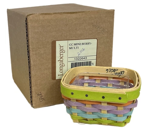 Longaberger Farm Miniature Berry Basket Collectors Club Cover
