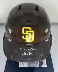 Padres TREVOR HOFFMAN Signed Full Size Rawlings Baseball Rep Helmet AUTO - JSA - Picture 1 of 4