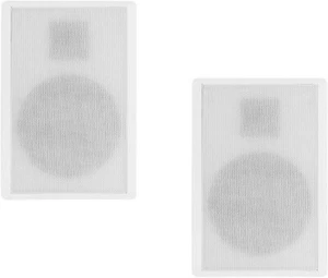 Acoustic Audio SLM1W Mountable On Wall Slim Speakers Home Theater Wired Pair Pak - Picture 1 of 8