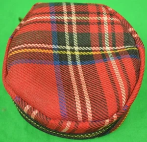 "Abercrombie & Fitch Royal Stewart Tartan Plaid Angelrolle Zip-Lined Pouch" - Bild 1 von 3