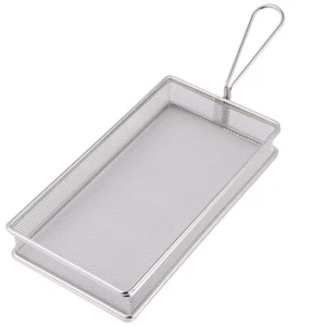 Cestino snack in acciaio inox Miss colino a rete fine patatine fritte - Foto 1 di 12