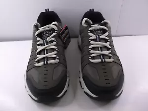 SKECHERS Men's Crossbar Stilholt Extra Wide Fit Shoes 51887EWW/BRN Size 9 NWOB - Picture 1 of 6
