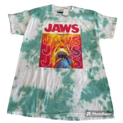 Men's Graphic T-shirt Jaws Tie Dye Art. NWT.  - Image 1 of 4