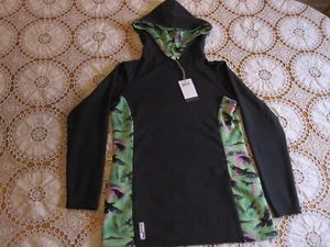 SWOOP Women's Hooded Long Sleeve Medical Scrub Size S Ravens New with Tag - Picture 1 of 10