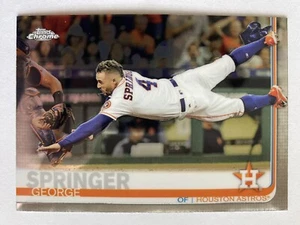 2019 Topps Chrome #42 George Springer - Picture 1 of 2