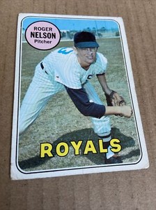 1969 Topps Roger Nelson #279 Royals Vintage Baseball Card (poor)(m)