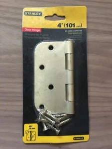Stanley 4" Türscharnier - Messing satiniert 69-0395 - 5/8" Radius - Bild 1 von 2