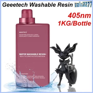 Geeetech Wasser waschbares Harz 405nm Black 3D Drucker Resin für Harz 3D Drucker - Photo 1/10
