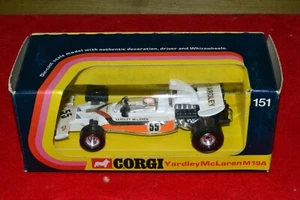 Corgi No: 151 Yardley McLaren Ford M19A Formula 1 Car - Original 1973 Boxed - Picture 1 of 11