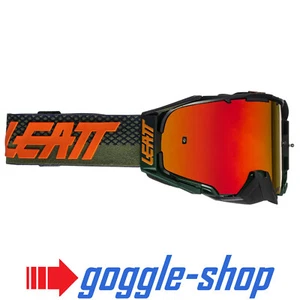 LEATT VELOCITY 6.5 MOTOCROSS MX GOGGLES - IRIZ CACTUS / RED LENS - Picture 1 of 1