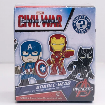 Marvel Capitán América Guerra Civil Misterio Minis Funko Figura Vinilo Caja Ciega Juguete Foto 1 de 4