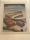 1982 Hersheys Golden Almond Chocolate Candy Bar Vintage Magazine Print Ad