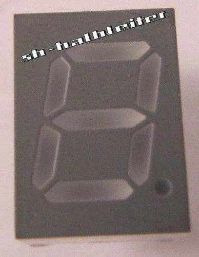 10 Stück - LED 7-Segment Anzeige ROT 7mm gem. Anode  LTS2801AWC LITEON - 10pcs - Bild 1 von 1