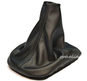 SEAT TOLEDO II 2 LEON I 1 FUNDA PARA PALANCA DE CAMBIO CUERO NEGRO - Imagen 1 de 2