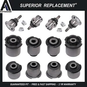 Front Upper Lower Control Arm Bushing Ball Joint Kit 12pc for Land Rover LR3 LR4 - Bild 1 von 13