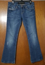 CULT OF INDIVIDUALITY Jeans Size 29 x 30 Distressed Low Rise Bootcut 