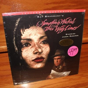 sealed SOMETHING WICKED THIS WAY COMES (1983) Letterboxed Laserdisc Ray Bradbury - Picture 1 of 5