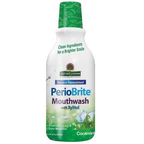 PerioBrite Mouthwash  Cool Mint, 16 fl oz By Nature's Answer - Image 1 of 1