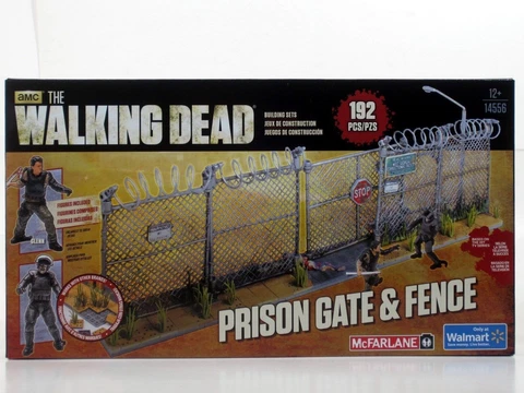 McFarlane WALKING DEAD Prison Gate & Fence Mini-Figure Building Set 192 pcs NEW Cover