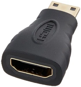 2 Pack Mini HDMI (Type C) Male to HDMI (Type A) Female Converter Adapter New - Picture 1 of 2
