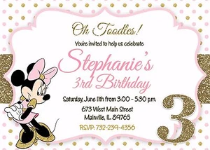 Invito festa compleanno Minnie Mouse - Foto 1 di 1