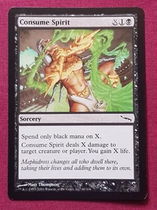 Magic The Gathering MIRRODIN CONSUME SPIRIT black card MTG - Picture 1 of 2