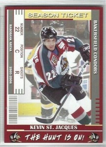 2005-06 Bakersfield Condors (ECHL) Kevin St. Jacques