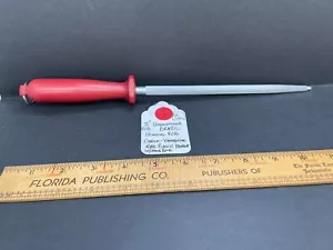 (HH-045) 8" Tramontina Knife Sharpening Honing Rod Chrom-Vanadium Rod - Picture 1 of 11