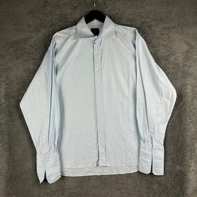 Chester Barrie Formal Shirt 16.5/42 Stripe French Cuffs Blue Preppy - Image 1 of 4