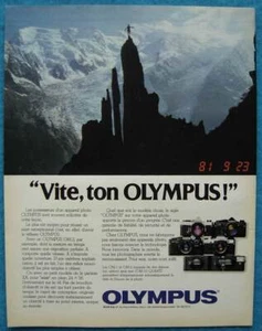 Publicité Papier - Appareil Photo Olympus De 1981 - Photo 1 sur 1