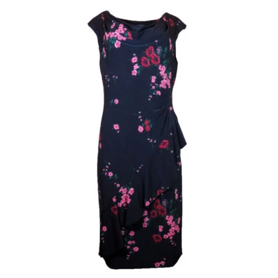 Vestido jersey manga gorra Lauren Ralph Lauren, talla 10 Foto 1 de 4