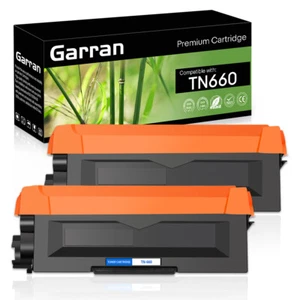 Cartucho de tóner negro 2PK TN660 para Brother TN630 DCP-L2520DW L2500D MFC-L2740DW - Imagen 1 de 13