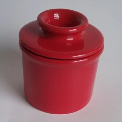 Red Butter Bell Crock L Tremain - Image 1 of 4