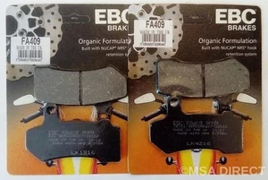 EBC Organique Plaquettes de Frein Avant Pour Harley Davidson Electra Glide (2008 - Picture 1 of 5