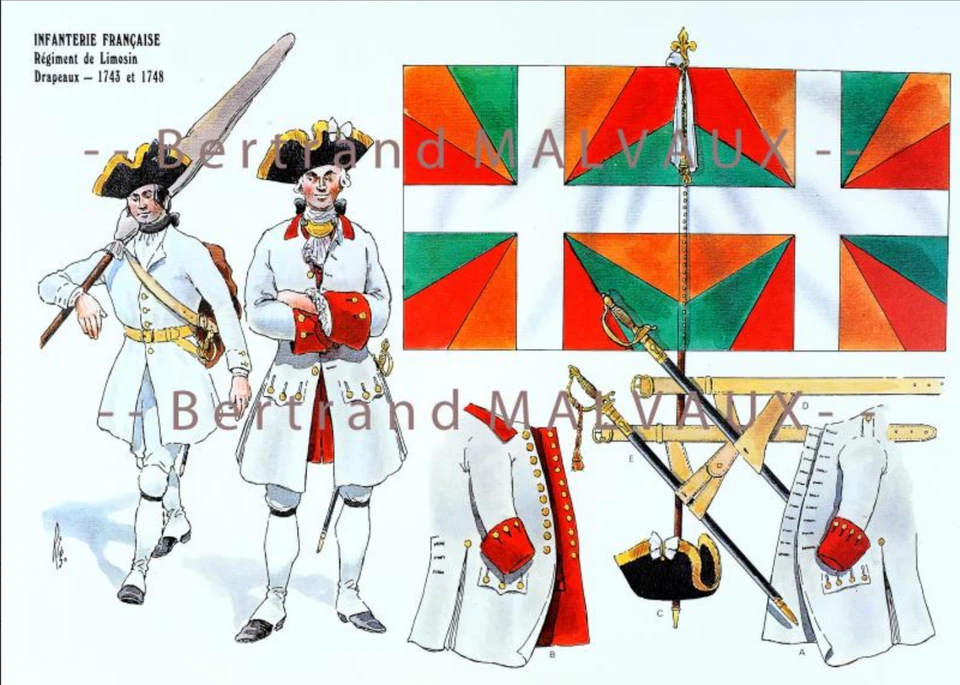 RIGO (ALBERT RIGONDAUD) : LE PLUMET PLANCHE AR41 : INFANTERIE FRANÇAISE REGIMENT