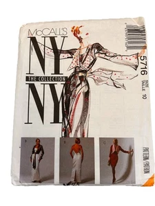 McCalls NY Collection UNCUT Wickeljacke, Kleid Muster Gr. 10 Misses 5716 - Bild 1 von 5