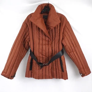 Rudsak Orange Down Belted Jacket in Women's Size XS (8124625 Ines T) - Picture 1 of 9