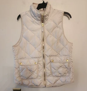 Woolrich Puffer Vest off bianco oro taglia donna media - Foto 1 di 3