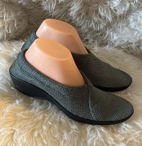 ARCOPEDICO "Mailu" graue Slipper Flats Damen Gr. 40 Stretch Comfort - Bild 1 von 8