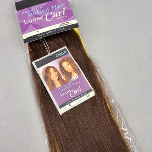 Outre Indian Loose Curl Hair Extensions 12" #4 Dark Brown 100% Real Human Hair - Picture 1 of 7