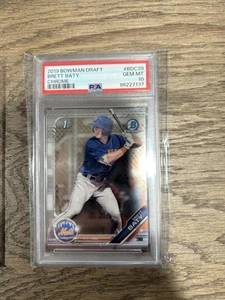 2019 Bowman 1st Brett Baty Chrome PSA 10 - Picture 1 of 1