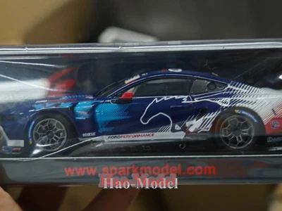 Spark 1/43 ford mustang GT3 2023 Resin Diecast Model Car adults Hobby Gifts Blue - Image 1 of 4