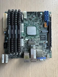 Supermicro X10SDV-TLN4F Xeon D-1540 8-Core Server Motherboard 64GB DDR4 No VGA. - Afbeelding 1 van 7