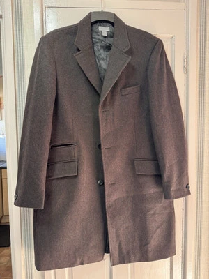 Mens H&M Designer Brown Coat EU54/UK44 - Hardly Worn - Image 1 of 4