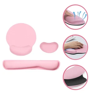 Mouse Pad Wrist Rest Set Large with Rests for Keyboard and Support - Afbeelding 1 van 10
