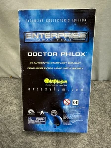 Star Trek Enterprise Doctor DR Phlox Art Asylum Figura Firmata John Billingsley - Foto 1 di 5