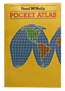 Rand McNally Pocket Atlas 1980 Yellow Cover - Picture 1 of 8